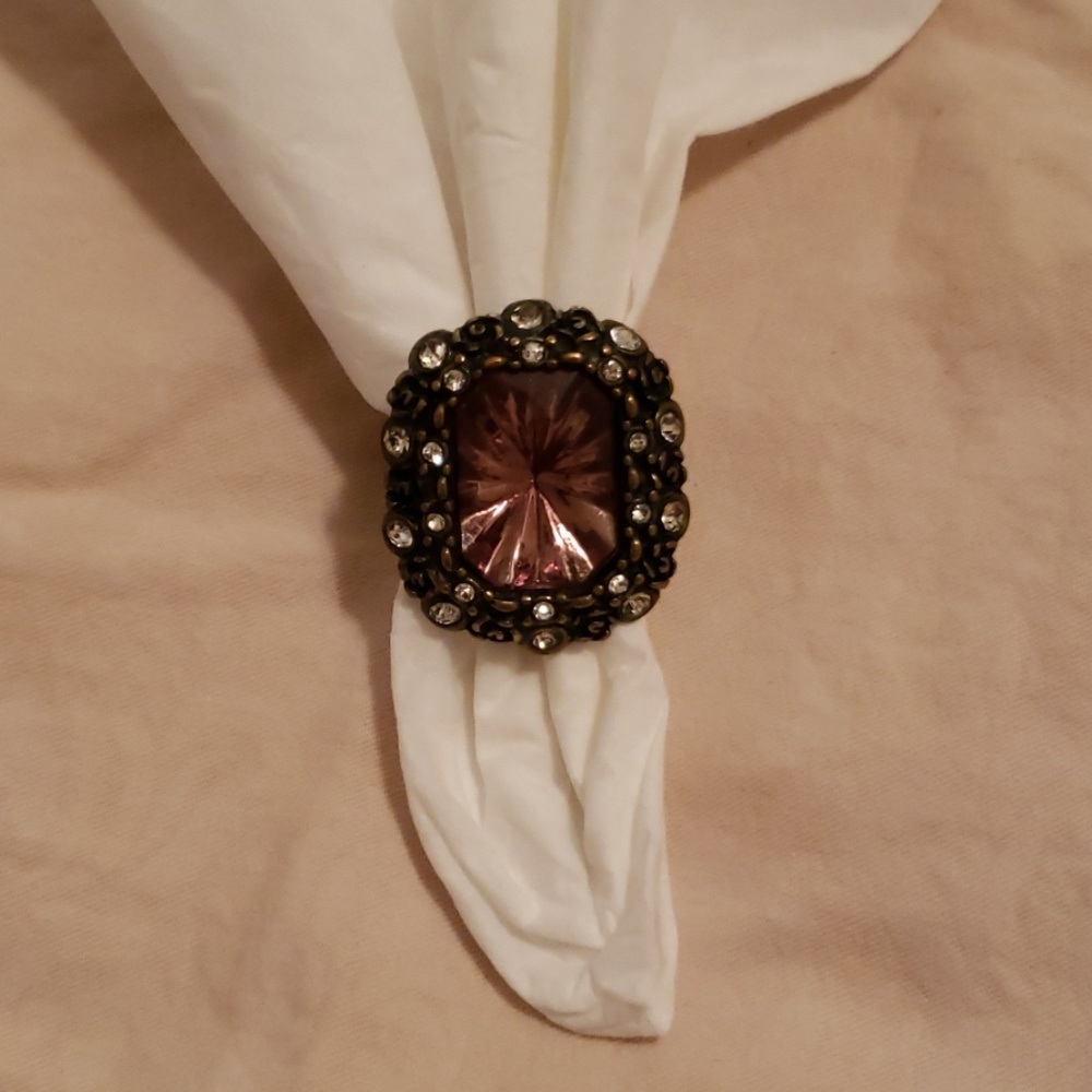Avon smokey topaz ring